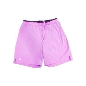 Fabletics Sz L Purple The One 7” Active Workout Gym Fitness Casual Mens Shorts